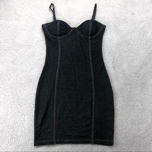 Motel Rocks Stretchy Dark Blue Dress Size S